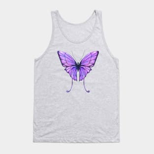 Purple butterfly emoji Tank Top